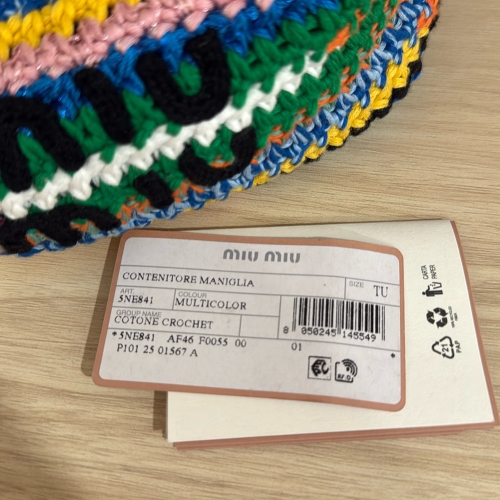 MIU MIU crochet pouch bag - Picture 6 of 6